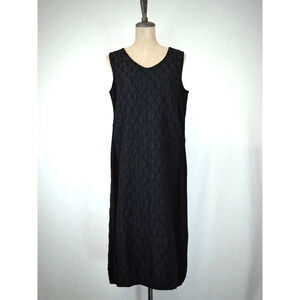 NWT Sassy #13154 Black Sleeveless Tank Midi Dress BEAUTIFUL ON!!! MEDIUM #0233